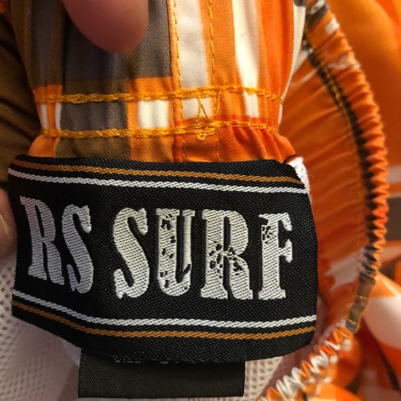 ☠️5/$20 ☠️RS SURF | BOYS LINED SWIM TRUNKS SZ 8 - Picture 7 of 8